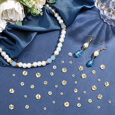 90Pcs 3 Styles Brass Beads KK-BBC0025-88-1