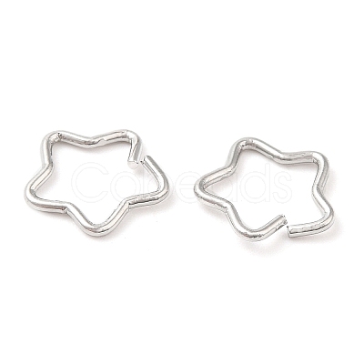 Brass Open Linking Rings KK-F855-09P-1