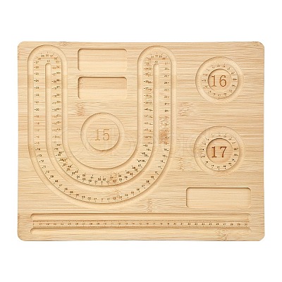 Rectangle Wood Bracelet Design Boards TOOL-YWC0003-03A-1