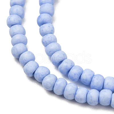 Handmade Frosted Porcelain Beads PORC-E017-01J-1