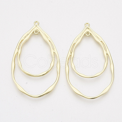 Alloy 2-Loop Link Pendants PALLOY-T067-119LG-1