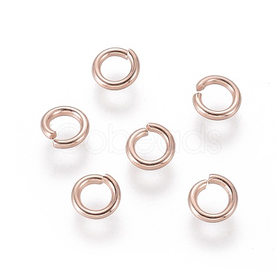 304 Stainless Steel Open Jump Rings STAS-O098-02RG-01-1
