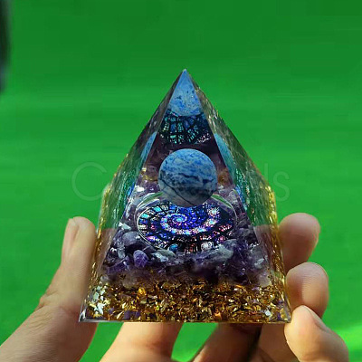 Orgonite Pyramid Resin Energy Generators PW-WG72741-01-1