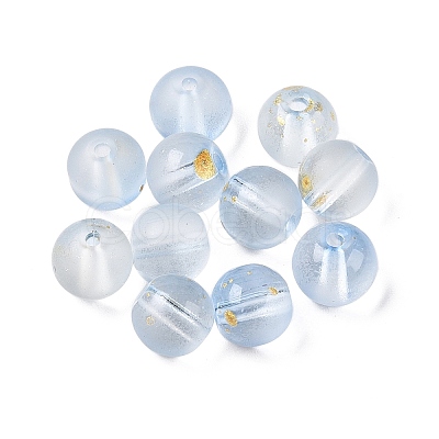 Frosted Baking Paint Glass Beads LS-DGLA-N005-8mm-07-1