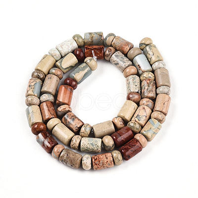 Natural Shoushan Stone Beads Strands G-N346-03A-07-1