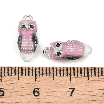 Brass Enamel Pendants KK-CBA6818-04P-06-1