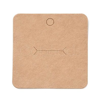 Blank Kraft Paper Finger Rings Display Cards CDIS-G005-02-1