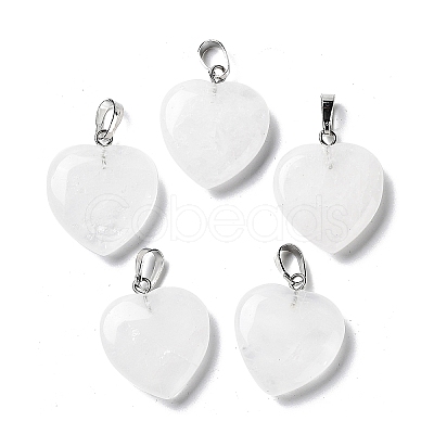 Natural Quartz Crystal Pendants G-E467-03H-FF-1