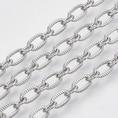 Tarnish Resistant 304 Stainless Steel Cable Chains STAS-R100-16-1