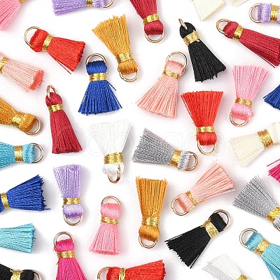 20Pcs Handmade Polycotton(Polyester Cotton) Tassel Decorations FIND-FS0003-27B-1