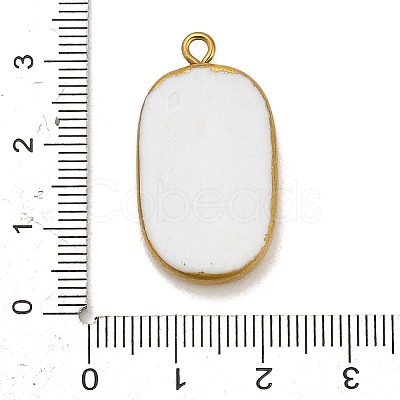Printed Porcelain Pendants STAS-C183-03B-01-1