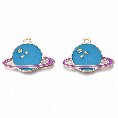 Alloy Enamel Pendants ENAM-S115-022-1