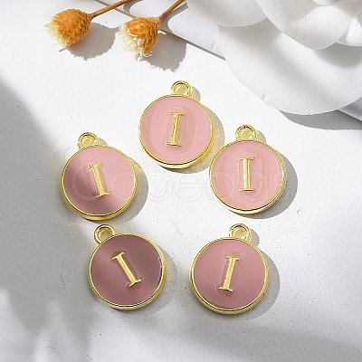 Golden Plated Alloy Enamel Charms LS-ENAM-S118-07I-1