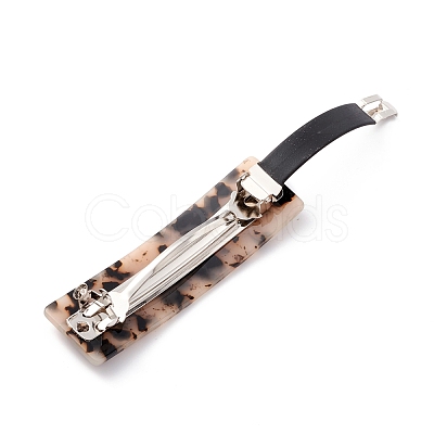 Cellulose Acetate(Resin) Hair Barrette PHAR-F012-02E-1