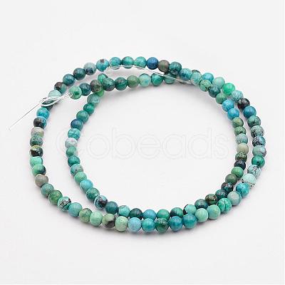 Natural Variscite Bead Strands G-P300-05-4mm-1