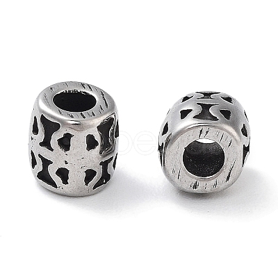 304 Stainless Steel Beads Hand Polished STAS-M057-42AS-01-1