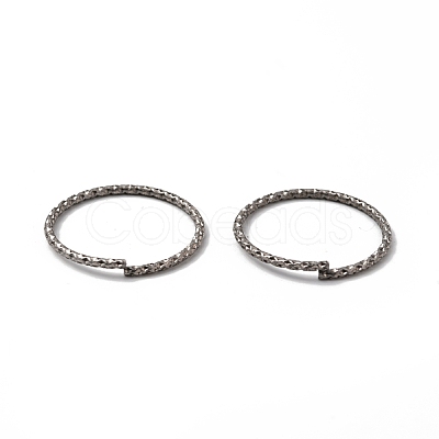 Non-Tarnish 304 Stainless Steel Saw Cut Open Jump Rings STAS-L262-37A-P-1