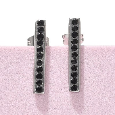 304 Stainless Steel Stud Earrings EJEW-F361-05P-1