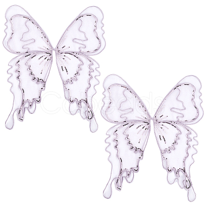Ppolyester Thread Iron on/Sew On Patches PATC-WH20007-04C-1