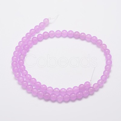 Natural & Dyed Malaysia Jade Bead Strands G-A146-6mm-A17-1
