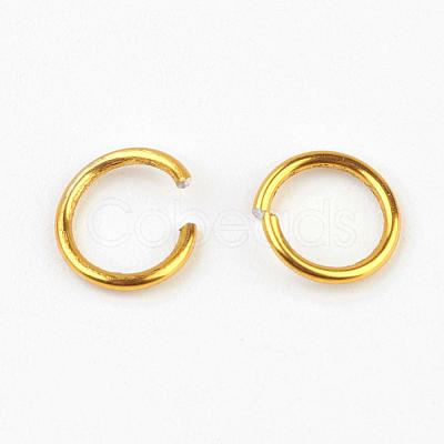 Anodized Aluminum Open Jump Rings ALUM-R005-0.8x6mm-1