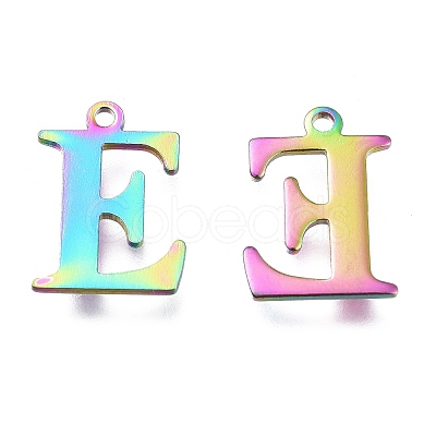 Ion Plating(IP) 304 Stainless Steel Charms STAS-H112-E-M-1