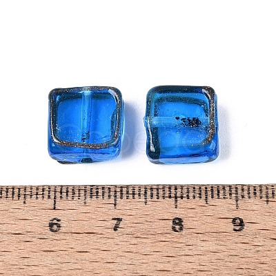 Handmade Gold Sand Lampwork Beads LAMP-N041-01D-1