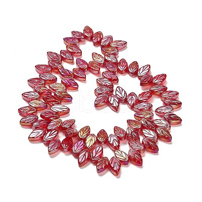 Electroplate Glass Beads Strands EGLA-B004-02A-AB08-1