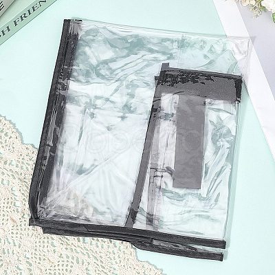 Transparent PVC Luggage Cover AJEW-WH20080-52C-1