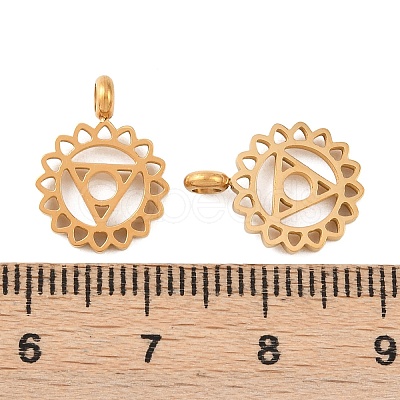 304 Stainless Steel Pendants STAS-D390-13G-1