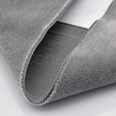 Polyester Velvet Ribbon for Gift Packing and Festival Decoration SRIB-M001-4mm-077-1