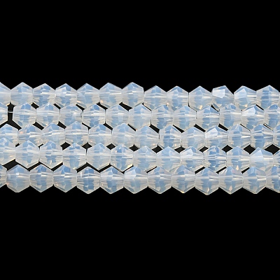Imitation Jade Glass Beads Strands EGLA-A039-J4mm-D05-1
