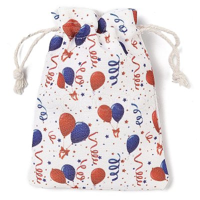Christmas Theme Cloth Printed Storage Bags ABAG-F010-02A-06-1