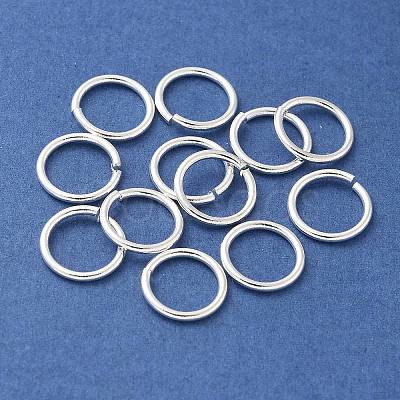 Brass Open Jump Rings KK-M165-9mm-01S-RS-1