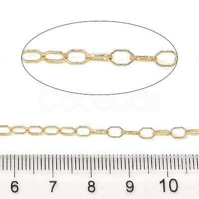 Brass Polygon Link Chains CHC-C014-02A-G-1