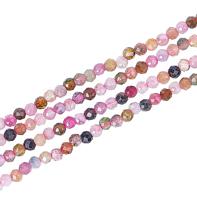 Natural Tourmaline Beads Strands G-AR0003-08-1