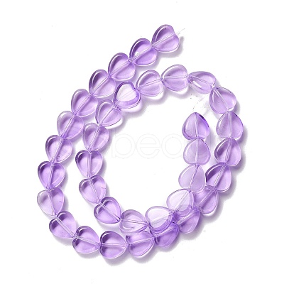 Transparent Glass Beads Strand GLAA-F112-03D-1