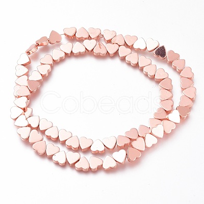 Non-magnetic Synthetic Hematite Beads Strands G-A181-A03-1