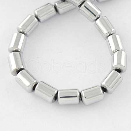 Non-magnetic Synthetic Hematite Beads Strands G-Q888-5x4mm-7-1