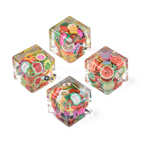 Transparent Acrylic Pendants TACR-N006-68-1