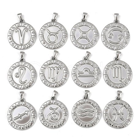 304 Stainless Steel Pendants STAS-C131-04P-1