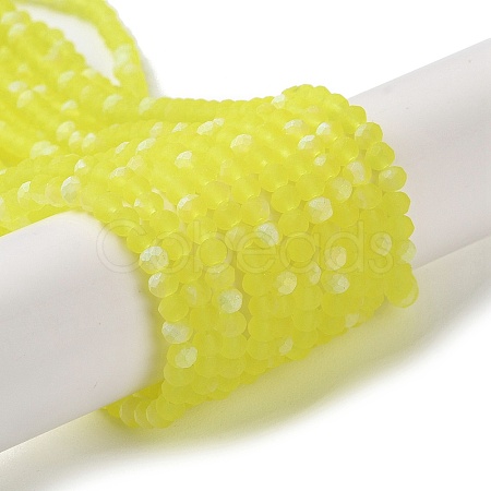 Imitation Jade Glass Beads Strands LS-EGLA-A034-T2mm-MB29-1