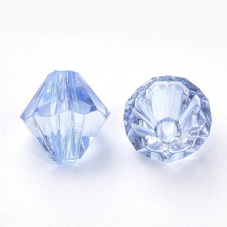 Transparent Acrylic Beads X-TACR-S146-4mm-16-1