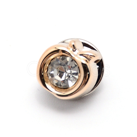 Iron with Acrylic Rhinestone Button Pins for Jeans BUTT-WH0017-11-1