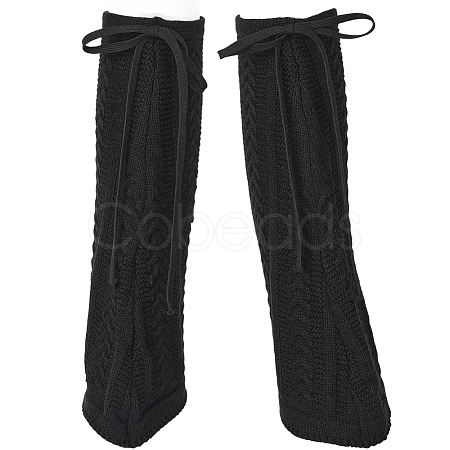 Acrylic Fibers Socks for Women AJEW-WH20060-48A-1
