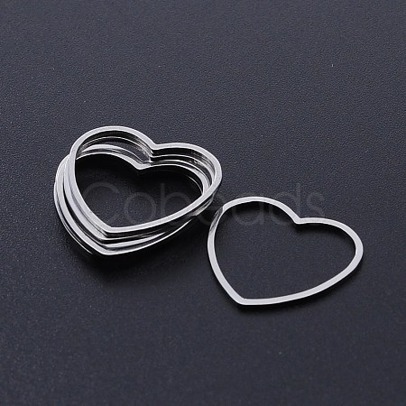 Non-Tarnish 201 Stainless Steel Linking Rings STAS-S105-T940-1-1
