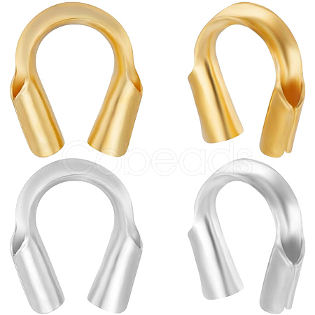 100Pcs 2 Colors Wire Guardian and Protectors KK-BBC0013-11-1