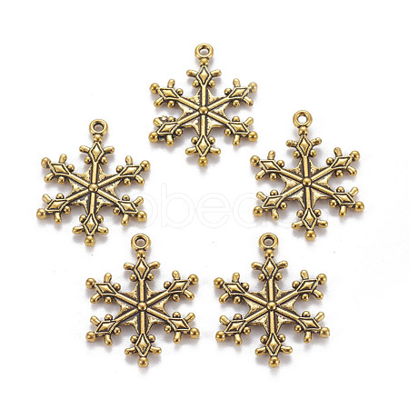 Zinc Tibetan Style Alloy Pendants X-TIBEP-12740-AG-FF-1