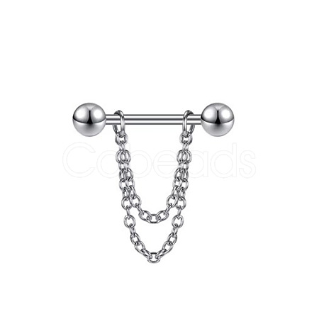 304 Stainless Steel Nipple Rings WG424A2-18-1