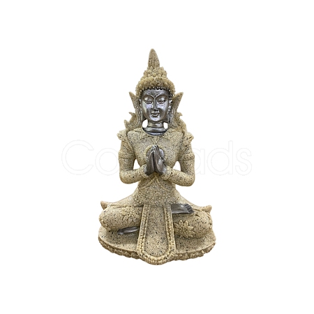 Resin Buddha Statue PW-WG25489-09-1